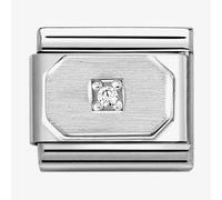 Nomination CLASSIC Symbols Octagon White Cubic Zirconia Charm 330311/17