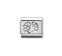 Nomination CLASSIC Silver Cubic Zirconia Tree of Life Charm 330311/10