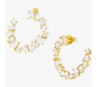 Nomination Colour Wave Gold Plated Hoop Earrings 149803/014