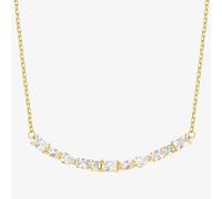 Nomination Colour Wave Gold Plated Multi-Cut Cubic Zirconia Necklace 149802/014