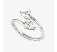 Nomination Colour Wave Sterling Silver Adjustable Pear Stone Ring 149810/004 (L-O)