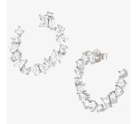 Nomination Colour Wave Sterling Silver Hoop Earrings 149803/008