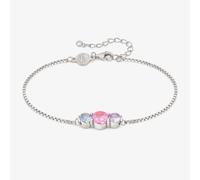 Nomination Colour Wave Sterling Silver Multicolour Three Stone Bracelet 149817/005
