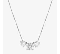 Nomination Colour Wave Sterling Silver Three White Stone Necklace 149821/001