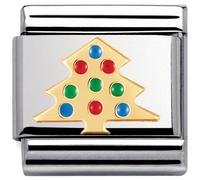 Nomination Coloured Christmas Tree Yellow Gold