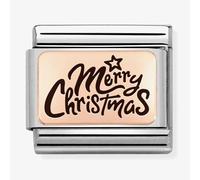 Nomination Composable CLASSIC Plates Merry Christmas Charm 430111/14