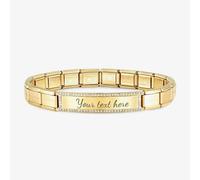 Nomination Composable CLASSIC Trendsetter Gold Tone Cubic Zirconia Bracelet 021138/012