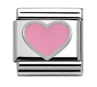 Nomination CLASSIC Silvershine Honolulu Pink Heart Charm 330202/18