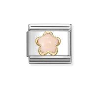 Nomination Coral Pink Flower Charm