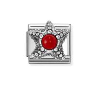Nomination Coral Red Starfish Charm