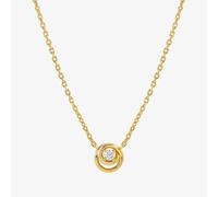 Nomination Cosmic Love Gold Plated Cubic Zirconia Circle Pendant Necklace 241706/054