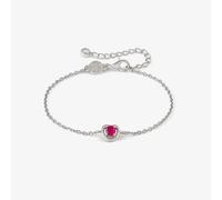 Nomination CosmicLove Silver Red Cubic Zirconia Heart Bracelet 241704/006