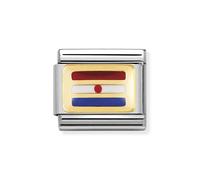 Nomination Croatia Flag Charm - Stainless Steel