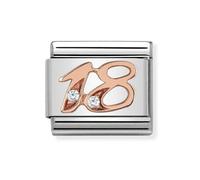 Nomination CLASSIC Rose Gold Number 18 Charm 430315/18