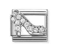 Nomination CZ High Heel Shoe Silver Shine Charm