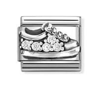 Nomination CZ Trainer Silver Shine Charm