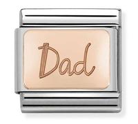 Nomination CLASSIC Rose Gold Plates Dad Charm 430101/32