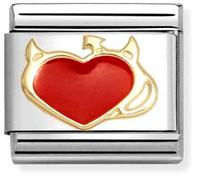 Nomination Devil Heart Charm