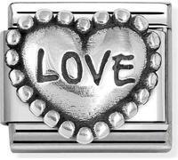Nomination Dotted Heart Charm