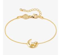 Nomination Silver Dream Beats Moon White CZ Bracelet