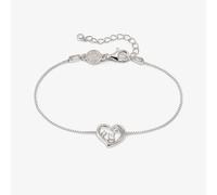Nomination Silver Dreams Beats White CZ Heart Bracelet