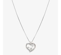 Nomination Silver Dreams Beats White CZ Heart Necklace