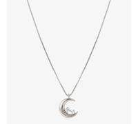 Nomination Silver Dream Beats Moon White CZ Necklace