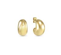 Nomination Ecclettica Moon Shape Small Gold Tone Hoop Earrings 18mm