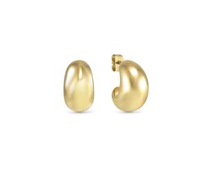 Nomination Ecclettica Moon Shape Small Gold Tone Hoop Earrings 18mm