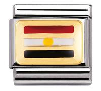 Nomination Egypt Flag Charm - Stainless Steel