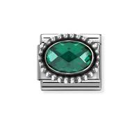 Nomination Emerald Green Stone Beaded Charm