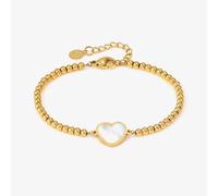Nomination Emosfere Gold Tone Mother Of Pearl Ball Bead Bracelet 134211/036