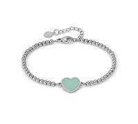 Nomination Emosfere Green Heart Beaded Stainless Steel Bracelet