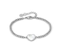 Nomination Emosfere Silver Mother Of Pearl Ball Bead Bracelet 134201/036