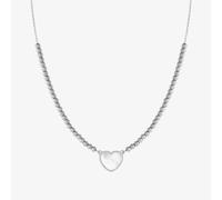 Nomination Emosfere Silver Tone Mother Of Pearl Heart Ball Necklace 134205/036