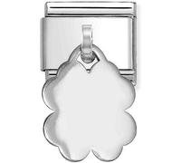 Nomination Engraving Clover Charm
