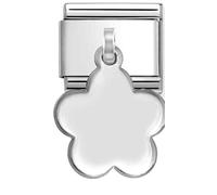 Nomination Engraving Flower Charm