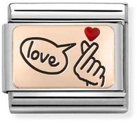 Nomination Finger Snap Love Charm
