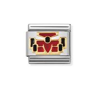 Nomination CLASSIC Gold Sports Red Formula 1 Car Charm 030203/23