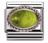 Nomination Framed Peridot Stone Charm