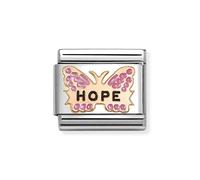 Nomination Fuchsia Butterfly Hope Charm