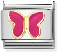 Nomination Fuchsia Pink Butterfly Charm