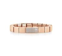 Nomination GLAM Rose Gold Double Crystal Bracelet - Rose Gold