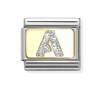 Nomination Gold Glitter A Charm