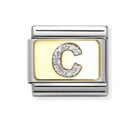 Nomination Gold Glitter C Charm