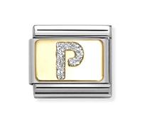 Nomination Gold Glitter P Charm