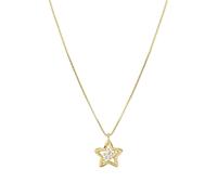Nomination Gold Dream Beats Star White CZ Necklace