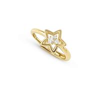 Nomination Gold Dream Beats Star White CZ Ring