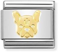 Nomination Gold French Bulldog Charm