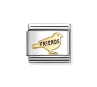 Nomination Gold Friends Bird Charm